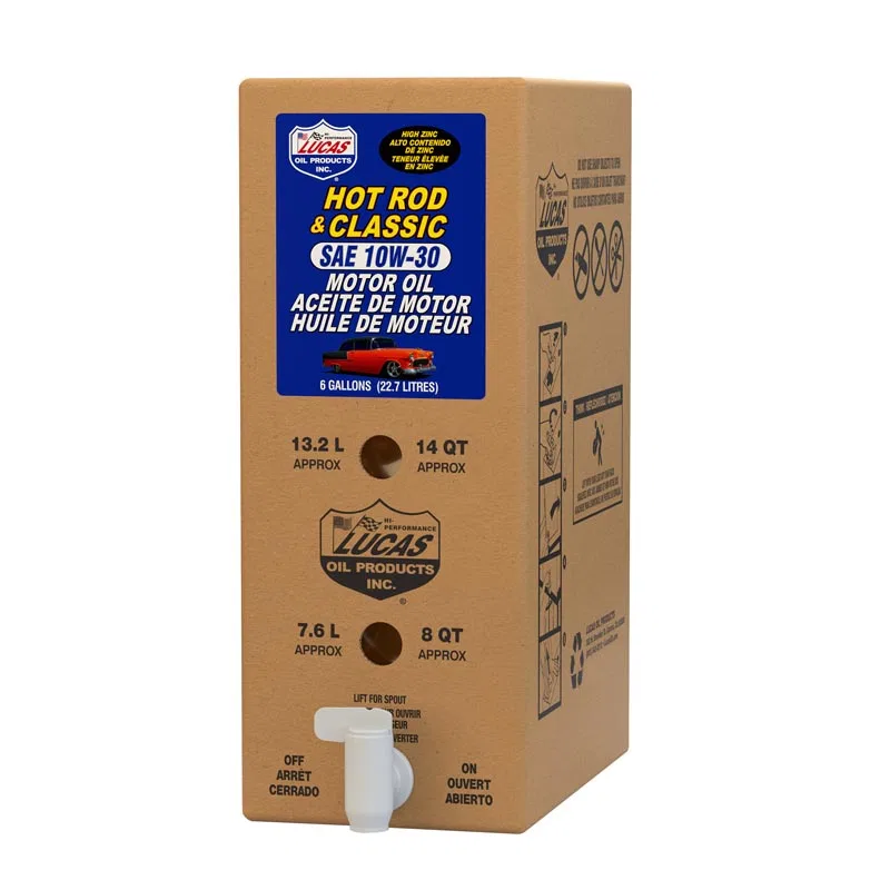 18002 – LUCAS OIL Oil, SAE 10W-30 6 Gallon Bag In Box Single